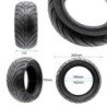 110/50-6.5 tubeless tyre (no inner tube required)