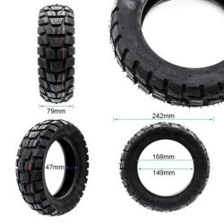 Reifen, Größe 10x3 (80/65-6), All-Terrain, schlauchlos (kein Schlauch erforderlich)