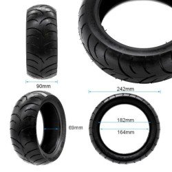Bongo Z-serie Power City 07316 band, maat 85/65-6,5, tubeless (geen binnenband nodig), band