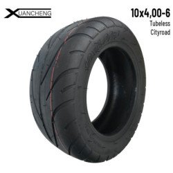 Wiel met band, maat 10x4,00-6, tubeless (geen binnenband nodig) Band